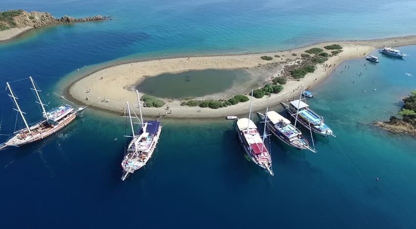 GÖCEK 'den Tam gün 12 Adalar Tekne turu ve Yuvarlakçay 