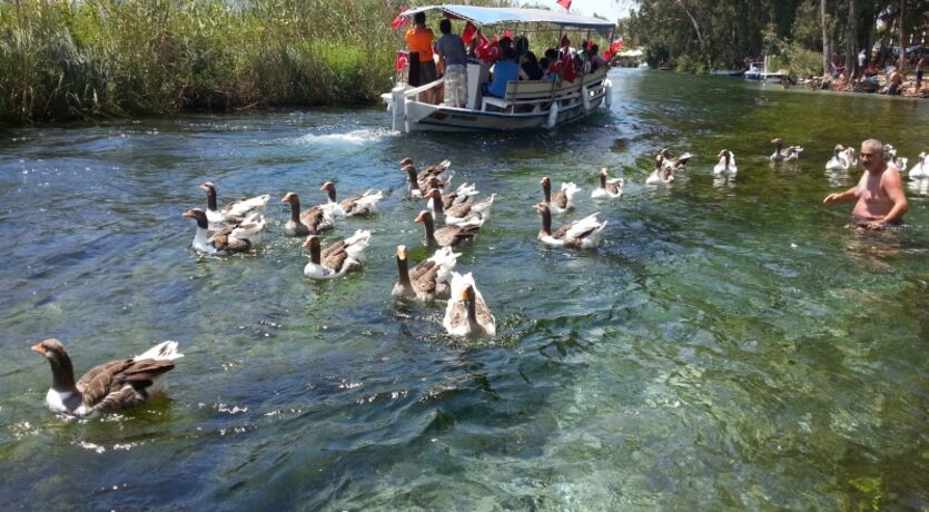 Akyaka'dan tekne turu .. Sedir Adası ve Kleopatra Plajı