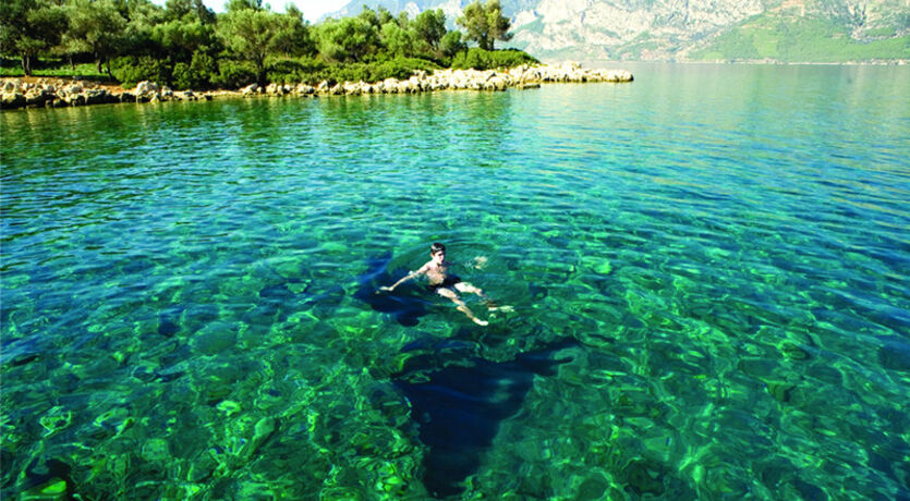 Akyaka'dan tekne turu .. Sedir Adası ve Kleopatra Plajı